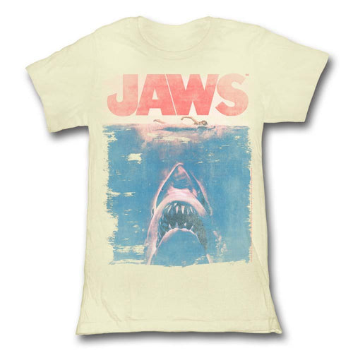 Jaws Special Order Fade Juniors S/S Tshirt