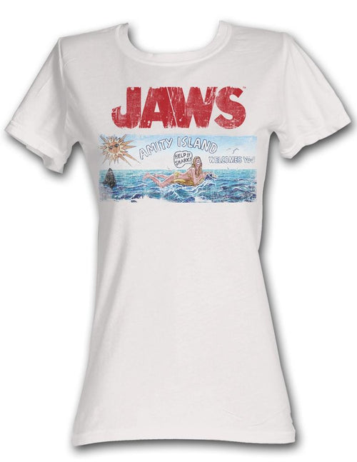 Jaws Special Order Jaws Island Juniors S/S Tshirt