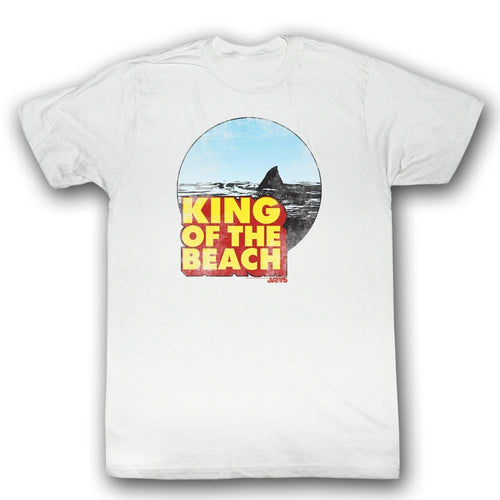 Jaws Special Order King Of The Beach Adult S/S Tshirt