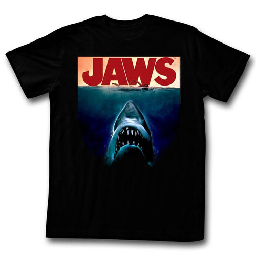 Jaws Special Order Poster Again Adult S/S Tshirt