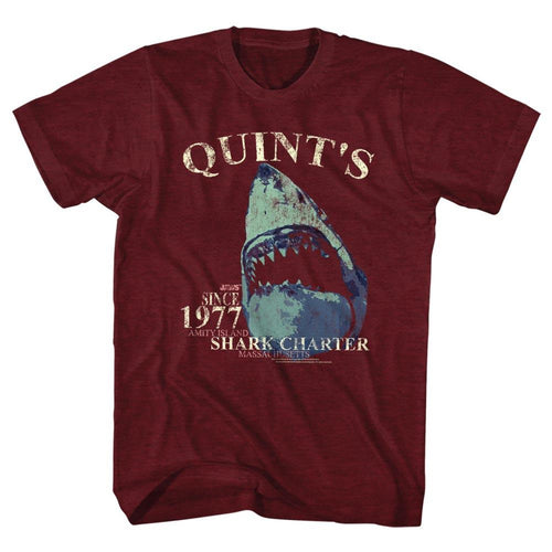 Jaws Special Order Quints Charter Adult S/S Tshirt