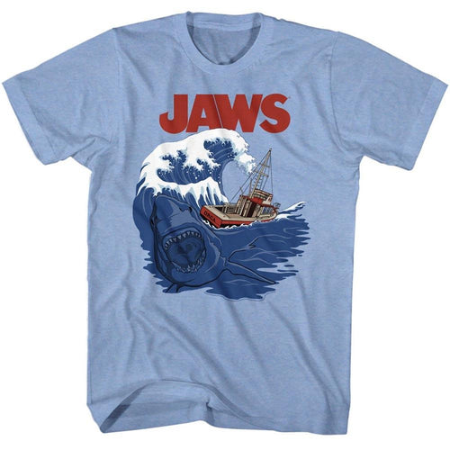 Jaws Special Order Shark Swell Adult S/S Tshirt