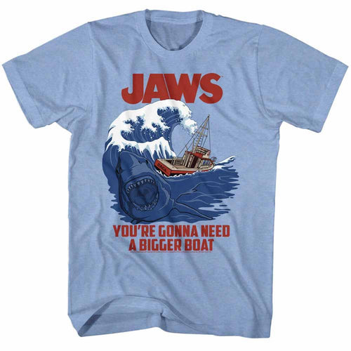 Jaws Special Order Swell Text Adult S/S Tshirt