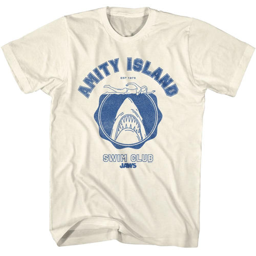 Jaws Amity Island Swim Club Adult Short-Sleeve T-Shirt