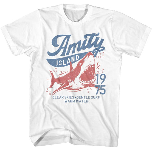 Jaws Clear Skies 1975 Adult Short-Sleeve T-Shirt