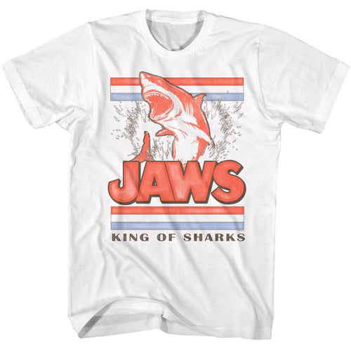 Jaws King Of Sharks Adult Short-Sleeve T-Shirt
