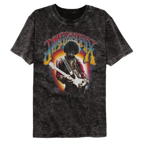 Jimi Hendrix Adult Short-Sleeve Mineral Wash T-Shirt