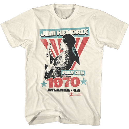 Jimi Hendrix Atlanta Adult Short-Sleeve T-Shirt