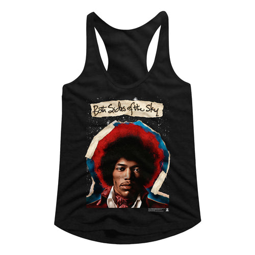 Jimi Hendrix Special Order Both Sides Ladies  Racerback