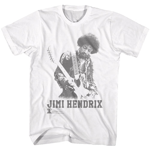 Jimi Hendrix Special Order Ghost Jimi Adult S/S T-Shirt