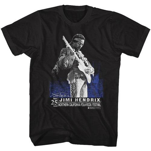 Jimi Hendrix Northern Cali Adult Short-Sleeve T-Shirt