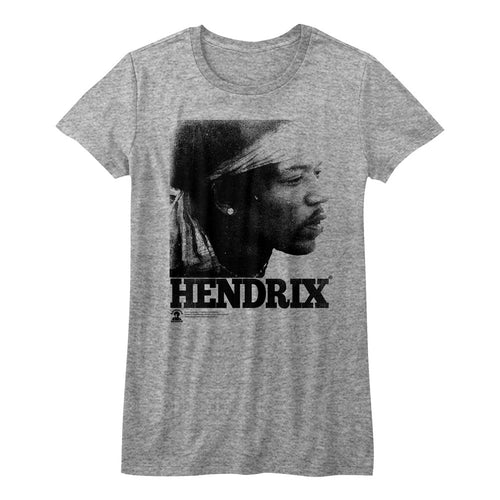 Jimi Hendrix Special Order Vintage Face Ladies Short-Sleeve T-Shirt