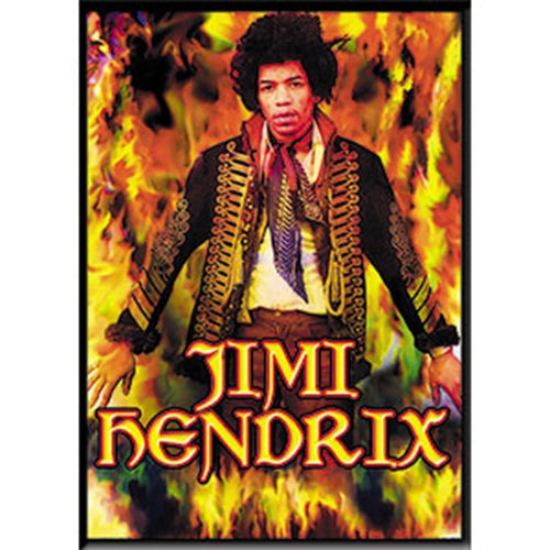 Jimi Hendrix Fire Magnet