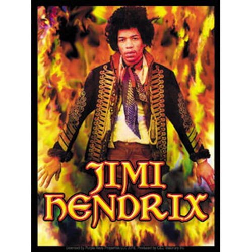 Jimi Hendrix Fire Sticker
