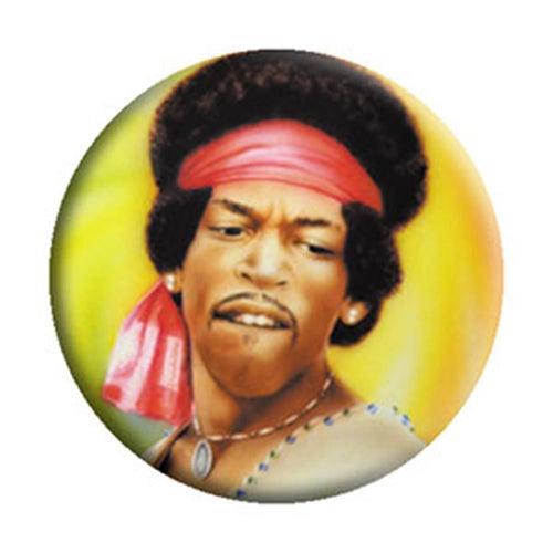 Jimi Hendrix Kennedy Woodstock Button
