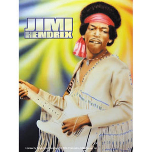Jimi Hendrix Kennedy Woodstock Sticker