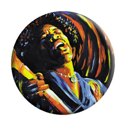 Jimi Hendrix Performs Button