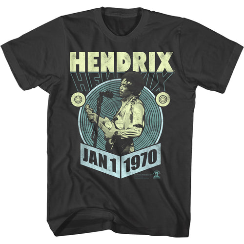 Jimi Hendrix Special Order January 1970 Adult Short-Sleeve T-Shirt