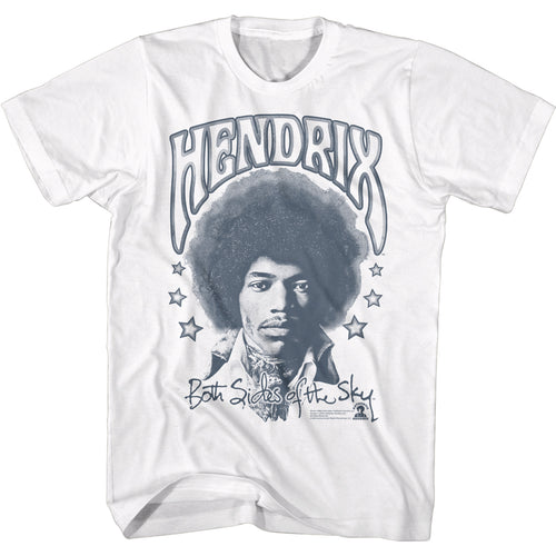 Jimi Hendrix Special Order Sides Of The Sky Adult Short-Sleeve T-Shirt