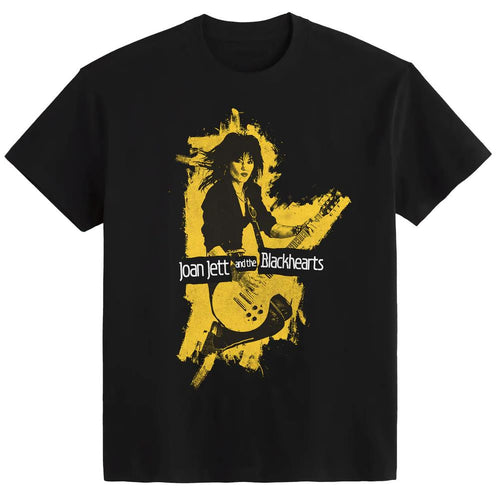 Joan Jett  - Yellow Rock Men's T-Shirt