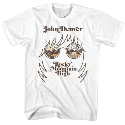 John Denver Landscape Glasses Adult Short-Sleeve T-Shirt