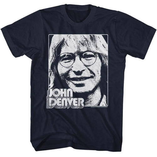 John Denver Simple Face Adult Short-Sleeve T-Shirt