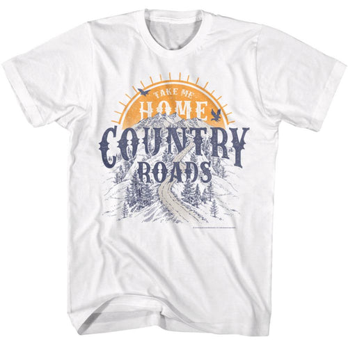 John Denver Take Me Home Country Roads Adult Short-Sleeve T-Shirt