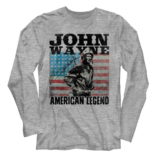 John Wayne American Legend Adult Long-Sleeve T-Shirt