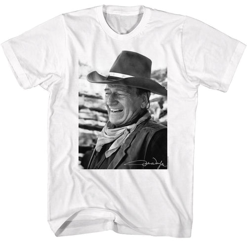John Wayne BW Photo Adult Short-Sleeve T-Shirt