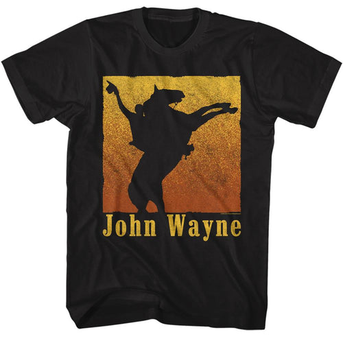 John Wayne Rearing Horse Adult Short-Sleeve T-Shirt