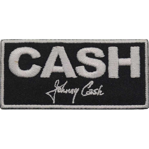 Johnny Cash Block Standard Woven Patch