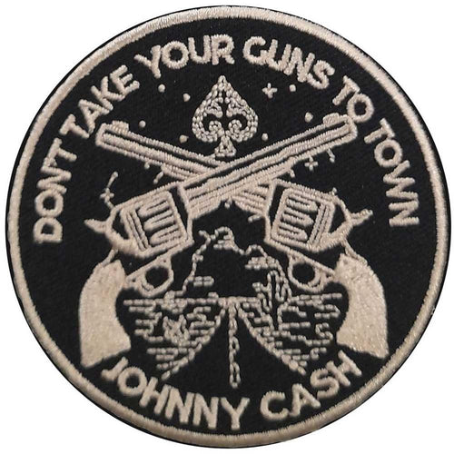 Johnny Cash Don't Take Your Guns Standard Woven Patch