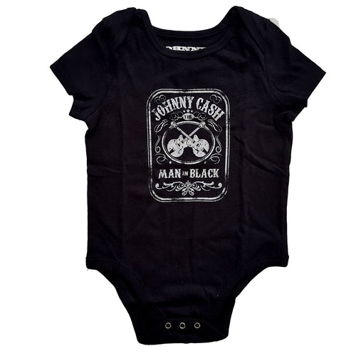 Johnny Cash Man In Black Kids Baby Grow