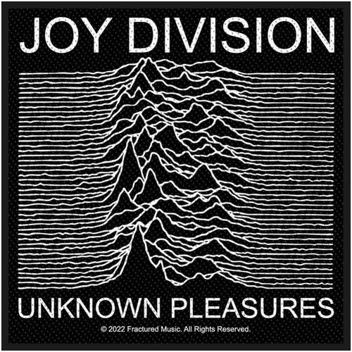 Joy Division Unknown Pleasures Standard Woven Patch