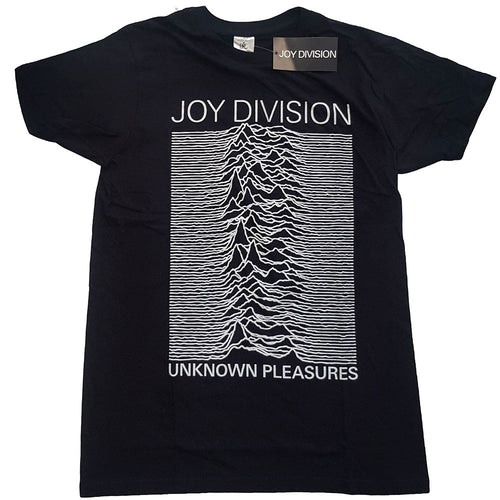 Joy Division Unknown Pleasures White On Black Unisex T-Shirt