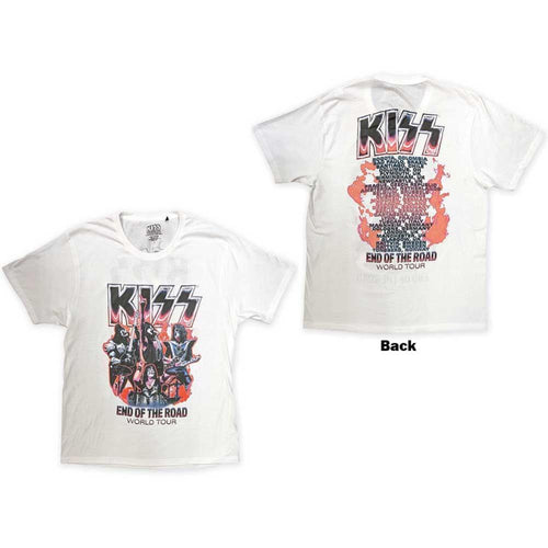 KISS End Of The Road Band Playing Unisex T-Shirt