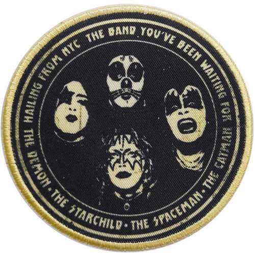KISS Hailing from NYC Standard Printed Patch
