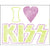 KISS I Heart KISS Sticker