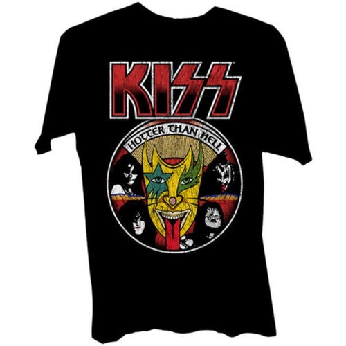 KISS - KISS Hotter Than Hell Back Cover Logo Short-Sleeve T-Shirt