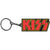 KISS Logo Rubber Keychain