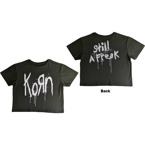 Korn Still A Freak Ladies Crop Top