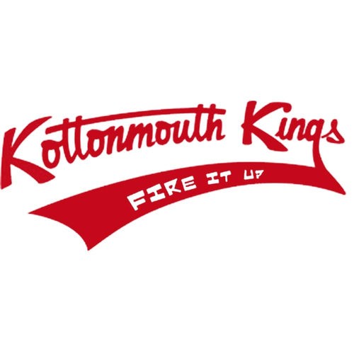 Kottonmouth Kings Baseball Logo Rub-On Sticker - Red