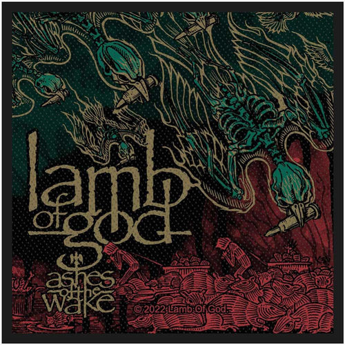 Lamb Of God Ashes Of The Wake Standard Woven Patch