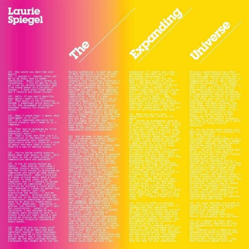 Laurie Spiegel - The Expanding Universe - Vinyl LP