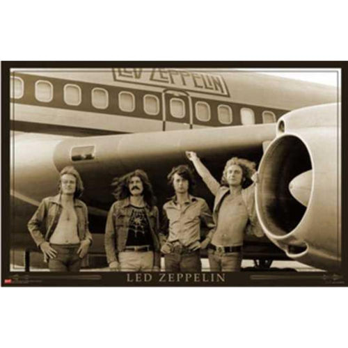 Led Zeppelin Airplane Poster - 36 In x 24 In Posters & Prints