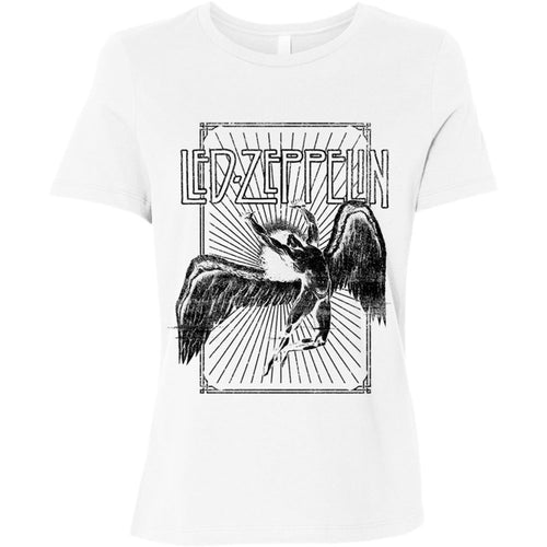 Led Zeppelin Icarus Burst Ladies T-Shirt