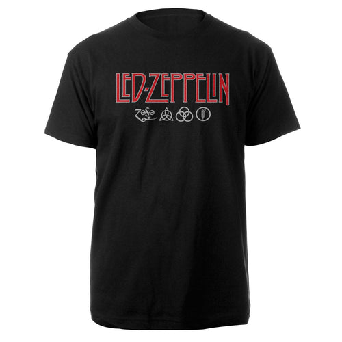 Led Zeppelin Logo & Symbols Unisex T-Shirt