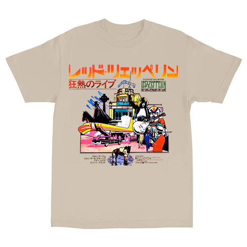 Led Zeppelin - Japanese Song Remains The Same Men's Creme T-Shirt