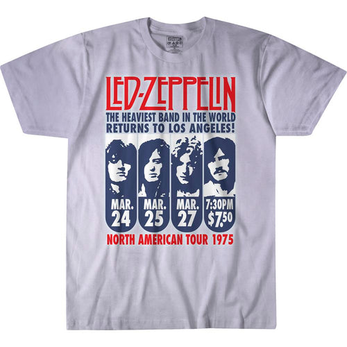 Led Zeppelin Zeppelin LA 1975 Standard Short-Sleeve T-Shirt