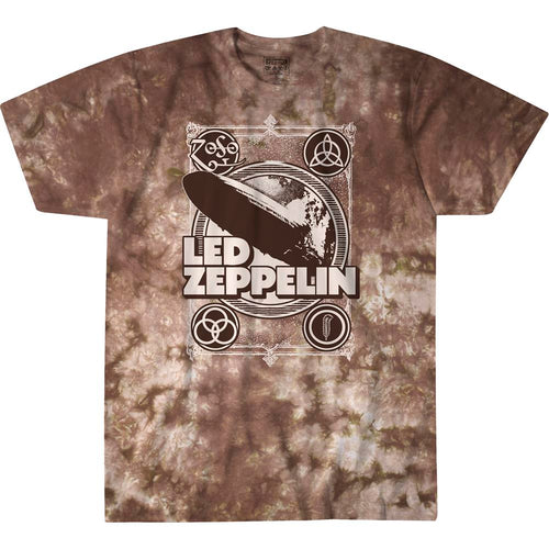 Led Zeppelin Zeppelin Poster Standard Short-Sleeve T-Shirt